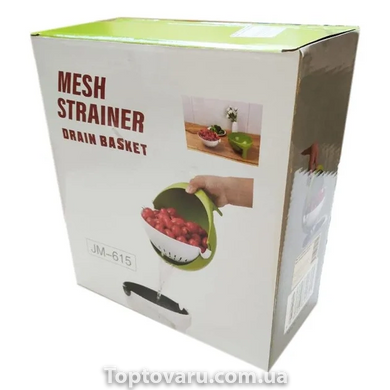 Друшляк кухонний 2 в 1 Mesh Strainer зелений 10047 фото