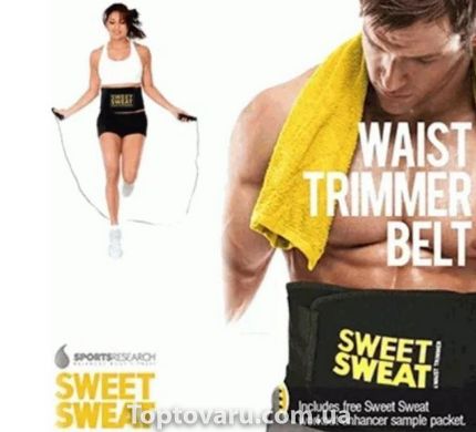 Пояс для Похудения SIZE XL с Компрессией Sweet Sweat Waist Trimmer Belt 4246 фото