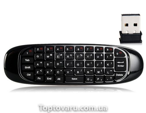 Пульт - мышка клавиатура С120 black 560 фото