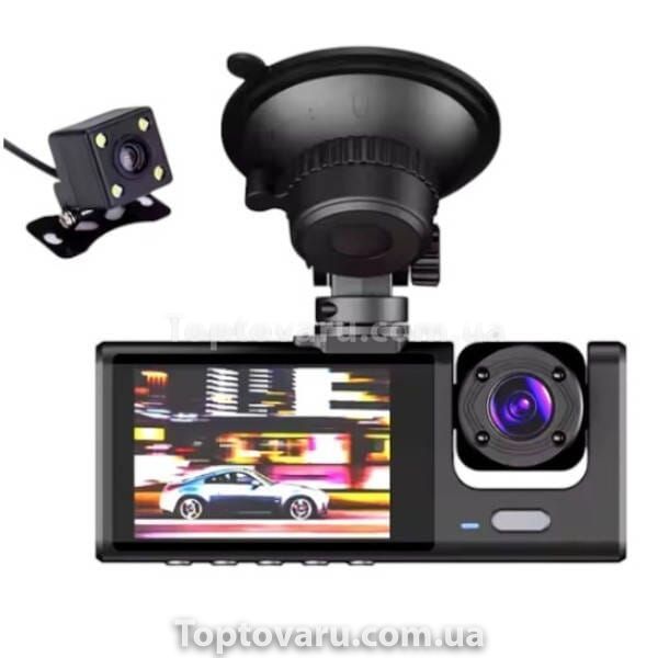 Видеорегистратор 3 камеры Full HD 1080 Traffic recorder Z37 21335 фото