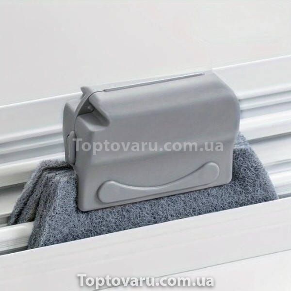 Щітка для миття вікон для важкодоступних місць Cleaning brush Сіра 20417 фото