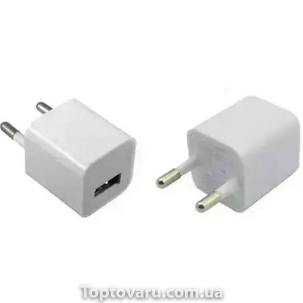 Зарядное устройство USB 1А 4GS/3G/003 1USB Белое 34457 фото