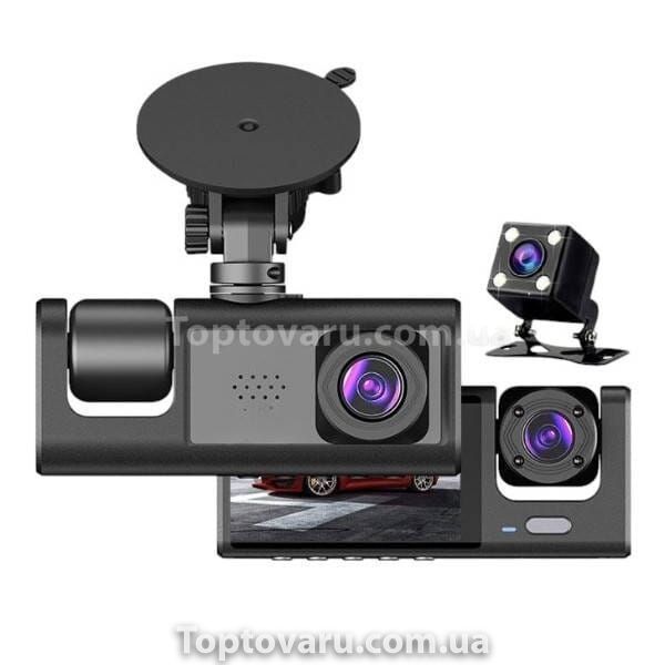 Видеорегистратор 3 камеры Full HD 1080 Traffic recorder Z37 21335 фото