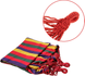 Мексиканский подвесной гамак без планок 150 х 200 см Красный 8848 фото 4