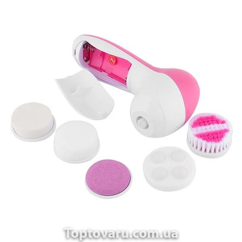 Универсальный массажер для лица и тела Massager 5in1 AE-8782 Розовый 3501 фото