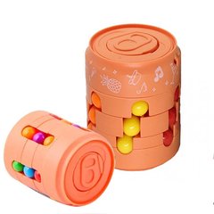 Головоломка антистресс Fidget Cans Cube Оранжевая 6922 фото