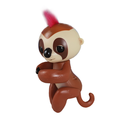 Интерактивная обезьянка Happy Sloth Коричневая 6996 фото