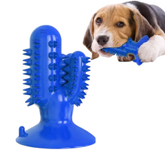 Игрушка для собак Bronzedog PetFun Dental кактус на присоске Синяя 11062 фото