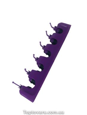 Органайзер тримач для швабри і щіток HMD Фіолетовий 3913 фото