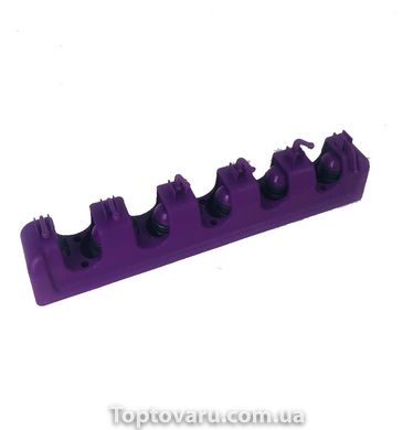 Органайзер тримач для швабри і щіток HMD Фіолетовий 3913 фото
