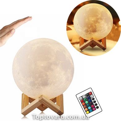Настольный светильник Magic 3D Moon Light с пультом 4529 фото