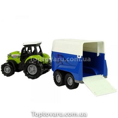 Игрушка Трактор со звуковыми эффектами Farm Track Set Зеленый 15309 фото