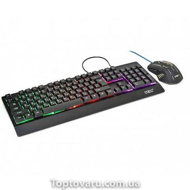 Ігрова клавіатура з підсвіткою та мишкою UKC 4958 10569 фото