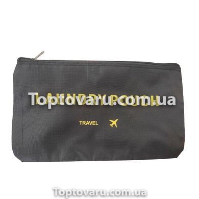 Органайзер дорожнього комплекту 6шт Travel Organiser Kit Чорний 5409 фото