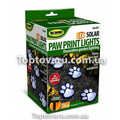 Светящиеся следы Paw Print Light на солнечной батарее 5090 фото
