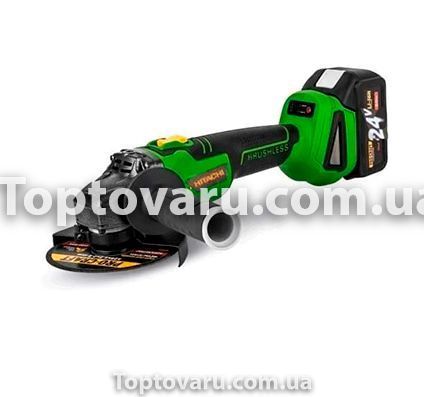 Болгарка Кутова шліфмашина акумуляторна Hitachi HGA504Z 24В 6659 фото