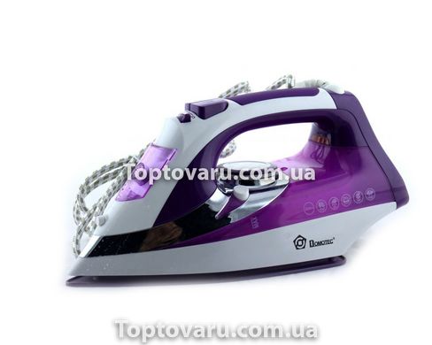Утюг Domotec с керамическая подошвой MS 2201 2200W Фиолетовый 5807 фото