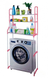 Стелаж для зберігання над пральною машиною Laundry Rack TW-106 Рожевий 6794 фото 1