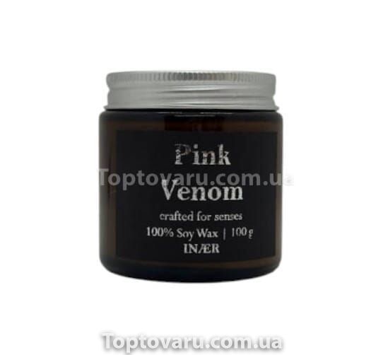 Свічка PINK VENOM, 100 г - спокуса в рожевих відтінках 32733 фото