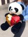 Плюшевий ведмедик Панда з серцем в подарунковій упаковці р-р L 1646 фото 4