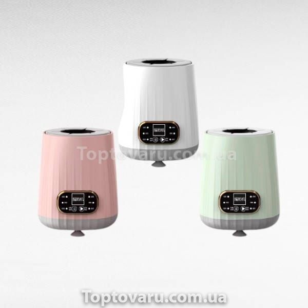Шейкер для бутылочек портативный с таймером Portable Shaking Machine Розовый 17756 фото