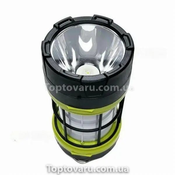 Ліхтар лампа підвісний Camping Lantern F-910-B акумуляторний Зелений 9692 фото