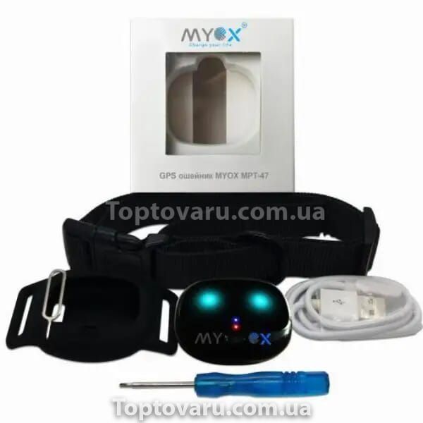 GPS Ошейник для кошек MYOX MPT-47CB Черный 9830 фото
