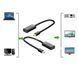 Кабель адаптер 15см Mini Displayport - HDMI 2K 4K Черный 33080 фото 4