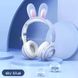 Бездротові навушники дитячі з вушками кролика LED підсвічування KE-01 Блакитний 12926 фото 2