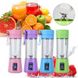 Блендер Smart Juice Cup Fruits USB Рожевий 859 фото 3