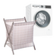 Складаний кошик для білизни Laundry Storage Basket у клітинку 8961 фото 1