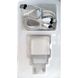 Адаптер з кабелем на 3 роз'єми 20W USB-С Power Adapter Білий 14498 фото 2