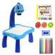 Дитячий стіл для малювання зі світлодіодним підсвічуванням Project Painting Блакитний 3829 фото 2