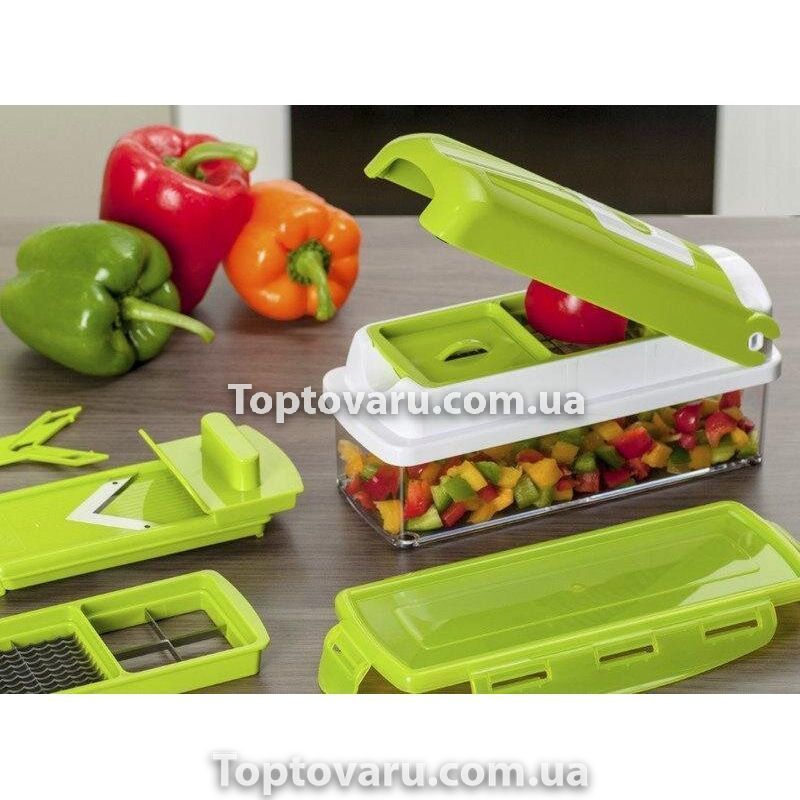 Подрібнювач продуктів Найсер Дайсер Плюс (Nicer Dicer Plus) 364 фото