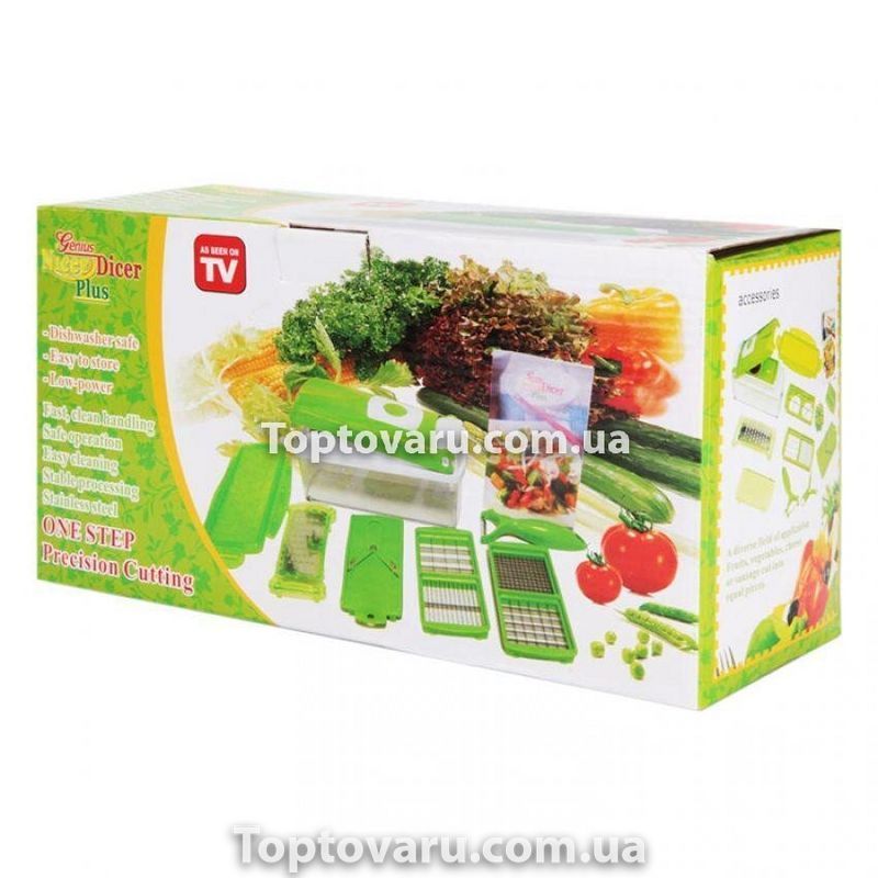 Подрібнювач продуктів Найсер Дайсер Плюс (Nicer Dicer Plus) 364 фото