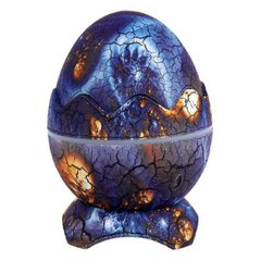 Нічник-проектор з колонкою та мелодіями для сну Яйце Динозавра Синій Великий 13305 фото