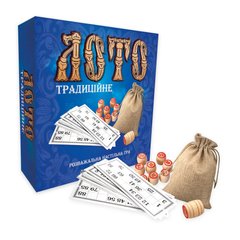 Настольная игра Strateg Лото Традиционное с деревянными бочонками на украинском языке (30315) 30315-00002 фото