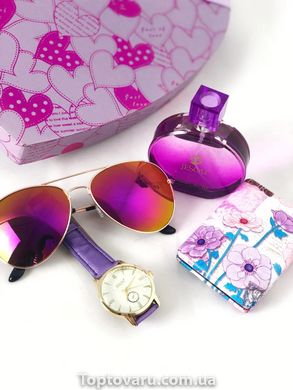 Подарочный набор женский Jesou в Сердце № 33 Фиолетовый NEW фото