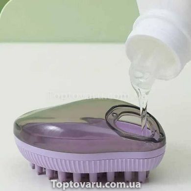 Мочалка с дозатором для моющего Bath Brush LY-139 Фиолетовая 12268 фото