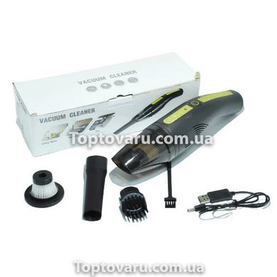 Пылесос автомобильный беспроводной Car Vacuum Cleaner HY05 + Charge 8338 фото