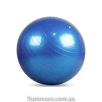 Мяч для фитнеса до 150кг 65см Фитбол Синий 12730 фото