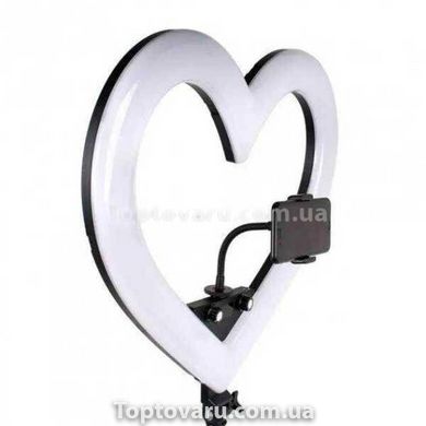 Кільцева лампа у формі серця LED RGB JM26-10 26см 11060 фото