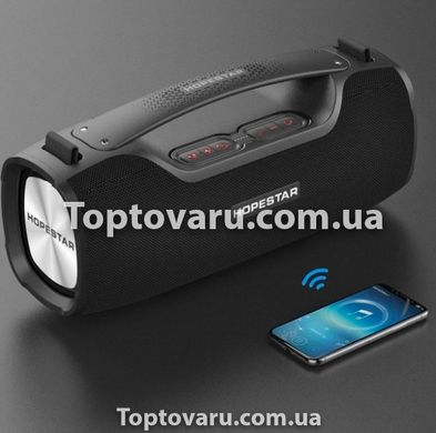 Колонка Bluetooth HOPESTAR A6 PRO + мікрофон Чорна 7174 фото