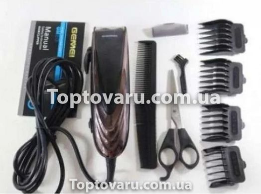 Профессиональные машинки для стрижки волос GEMEI GM-813 Черная 4547 фото