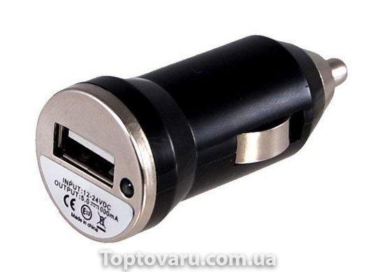Автомобільний адаптер у прикурювачі 1 USB 1A 9461 фото