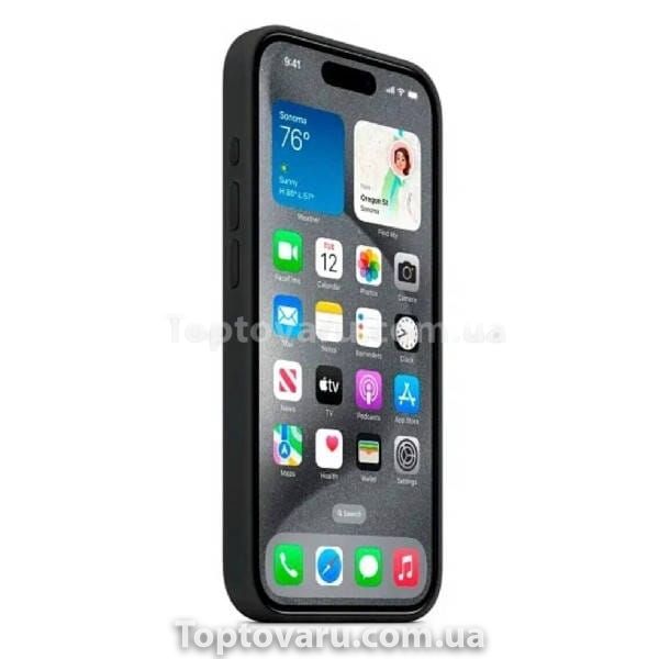 Чехол для смартфона Silicone Full Case AAA MagSafe IC for iPhone 15 Pro Black 18853 фото