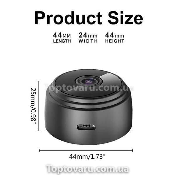 Мінікамера IP Wi-Fi HD A9 Чорна 14425 фото