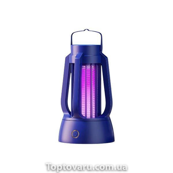 Пастка-знищувач комах Mosquito Killer Lamp for Camping Синя 37737 фото