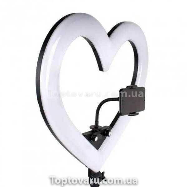 Кольцевая лампа в форме сердца LED RGB JM26-10 26см 11060 фото