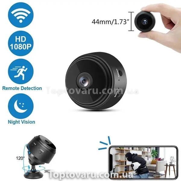 Мінікамера IP Wi-Fi HD A9 Чорна 14425 фото